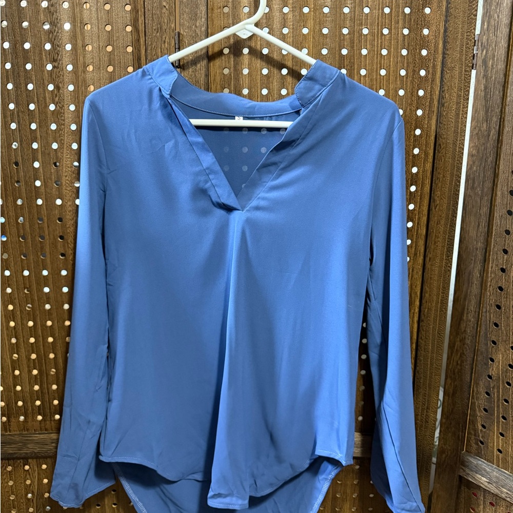 Elegant Blue Women's Top